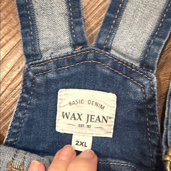 Wax Jean Blue Denim Overalls - Picture 2 of 9